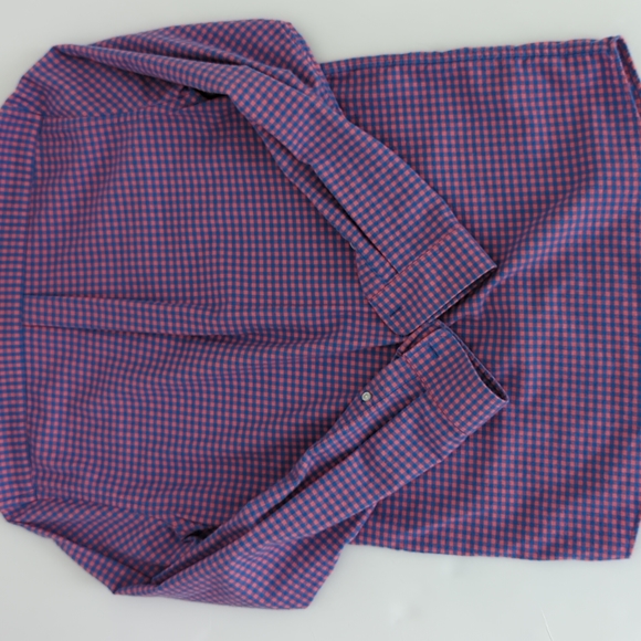 Vineyard Vines Gingham Whale Shirt Size XL 18 - Picture 5 of 5